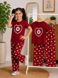 Girls t shirt & plazo set