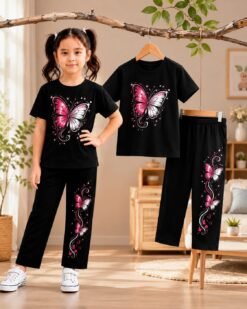 Girls t shirt & plazo set