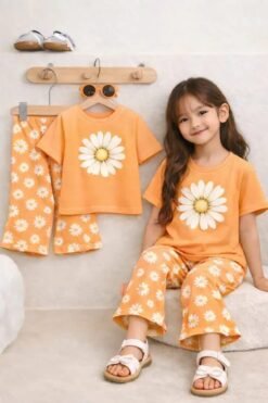 Girls t shirt & plazo set