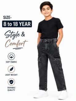 Boys 6 Poket long pant