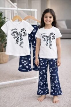 Girls t shirt & plazo set